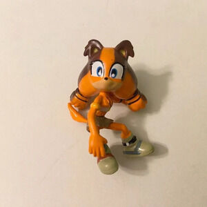 Sonic the Hedgehog Sticks  the Badger PVC Mini Figure 1.75 Inch Tall Toy Damaged